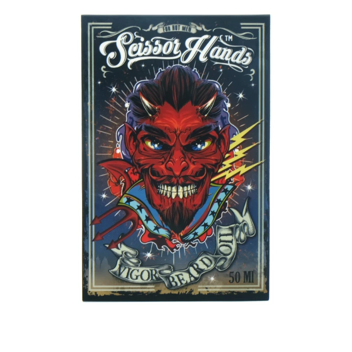 Масло Scissor Hands Vigor для бороды Beard Oil с ароматом бергамода 50 мл