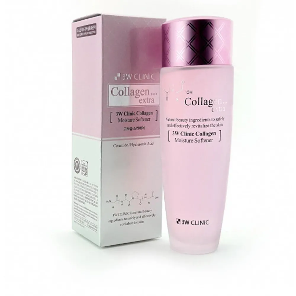 Тоонер увлажняющий для лица 3W CLINIC Collagen Extra Moisturizing 150 мл
