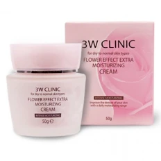 Зволожуючий крем для обличчя 3W CLINIC Flower Effect Extra Moisturizing 150 мл