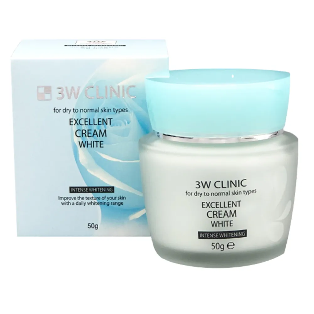 Крем відбілюючий для обличчя 3W CLINIC Excellent White 50 мл