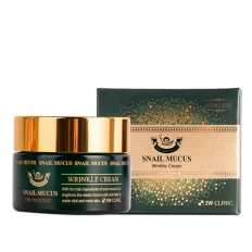 Зволожуючий крем для обличчя 3W CLINIC Snail Mucus Wrinkle 50 мл
