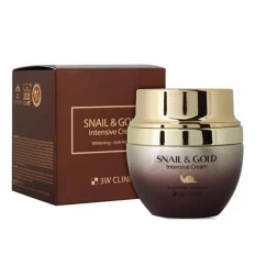 Крем для обличчя 3W CLINIC Gold&Snail Intensive Care 50 мл