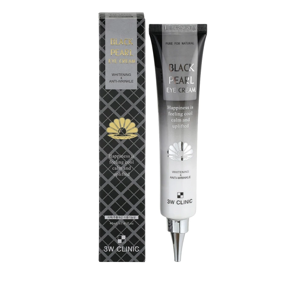 Крем для глаз с экстрактом черного жемчуга 3W CLINIC Black Pearl Eye Cream Whitening&Anti-Wrinkle 40 мл