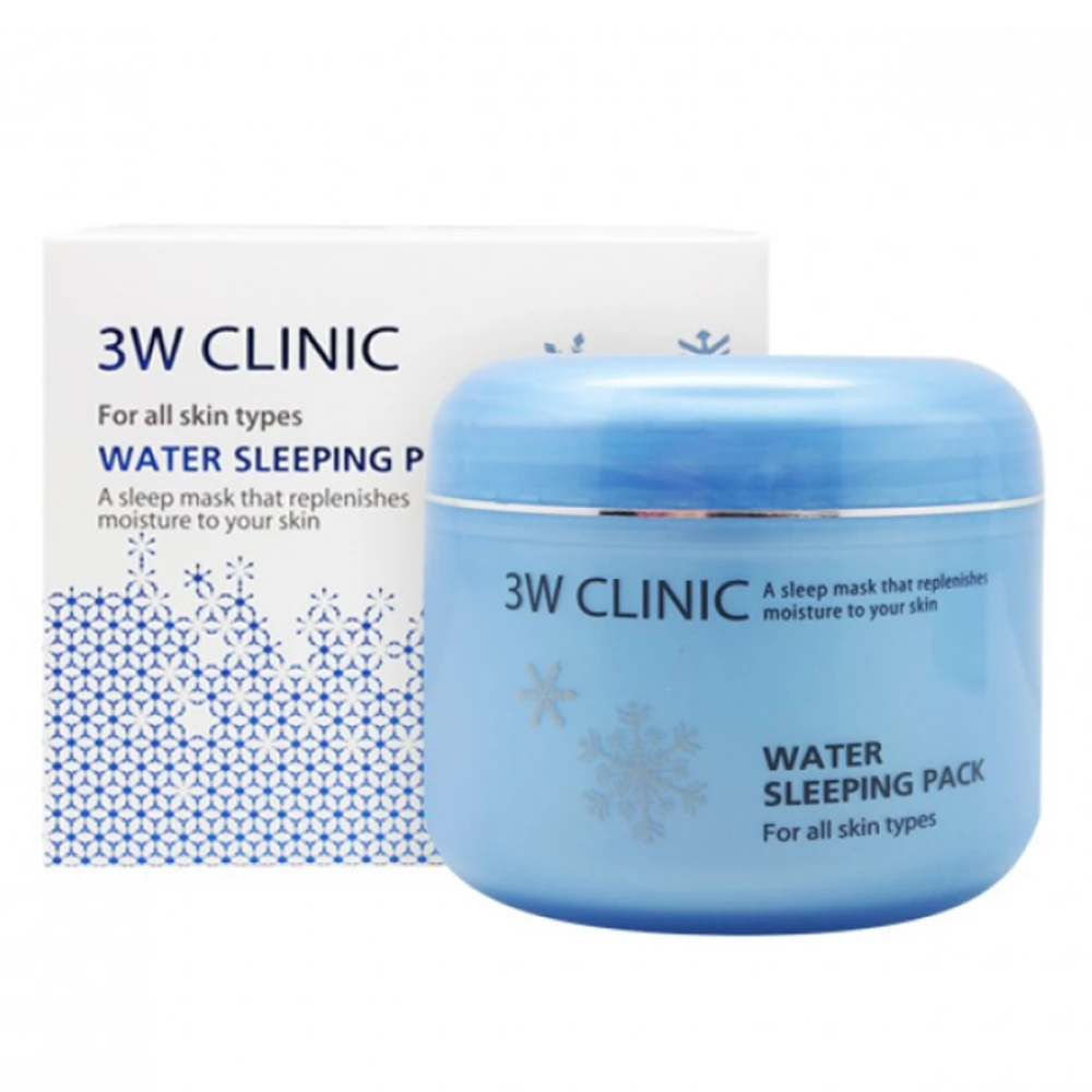 Маска ночная увлажняющая для лица 3W CLINIC Water Sleeping Pack 100 мл