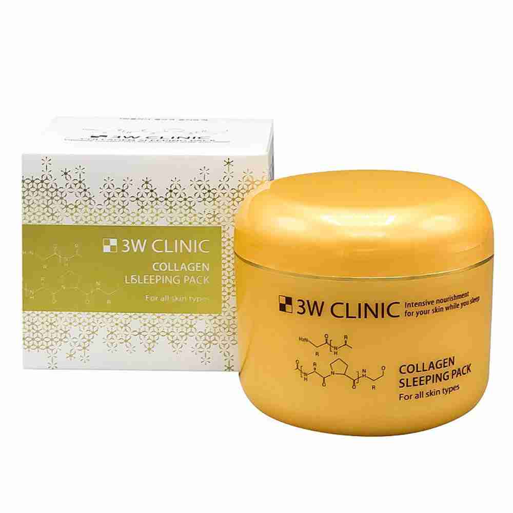 Маска ночная коллагеновая для лица 3W CLINIC Collagen Sleeping Pack 100 мл