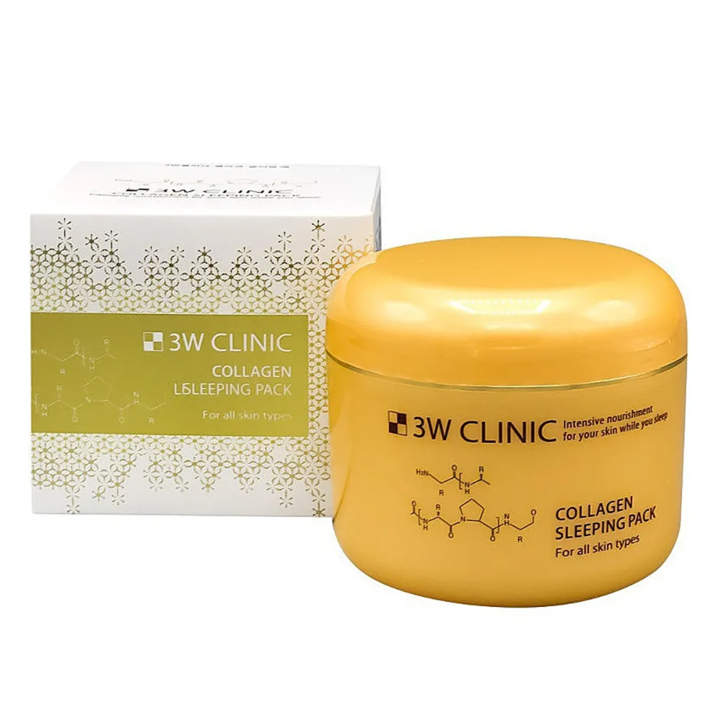 Маска нічна колагенова для обличчя 3W CLINIC Collagen Sleeping Pack 100 мл