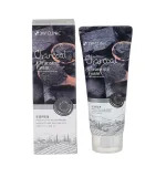 Пенка для умывания натуральная угольная 3W CLINIC Charcoal Foam Cleansing 100 мл