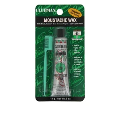 Воск Clubman Moustache Wax Hang Pack для усов 14 г (Chestnut (light brown))
