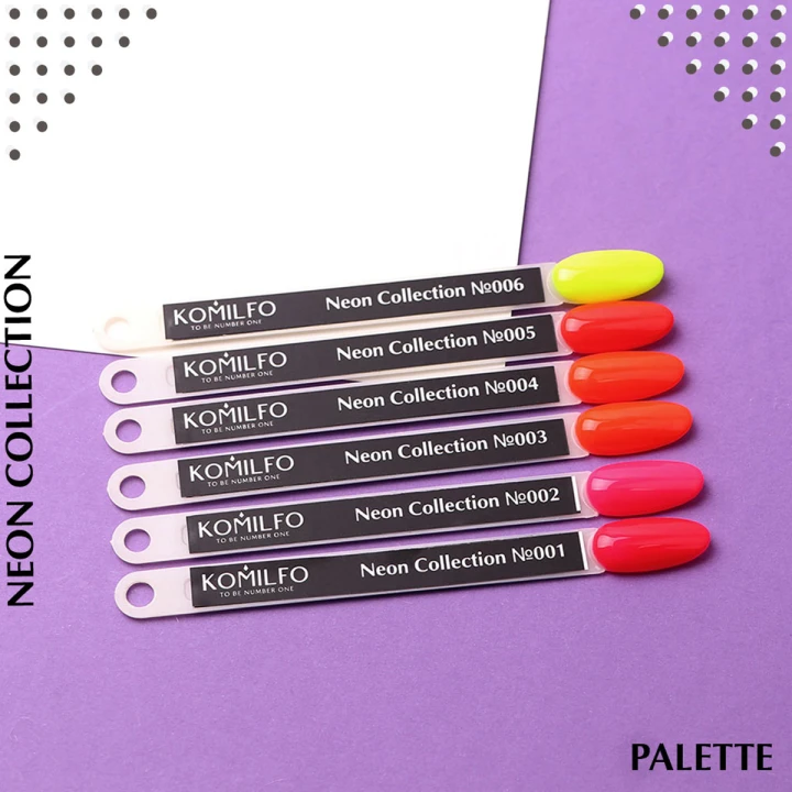 Гель-лак KOMILFO Deluxe Series NEON Collection 8 мл (007)