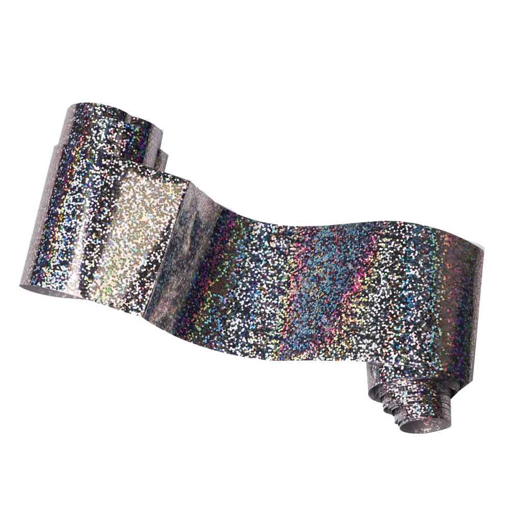 Фольга для литья KOMILFO (Серебро точки мелкие-голограмма)