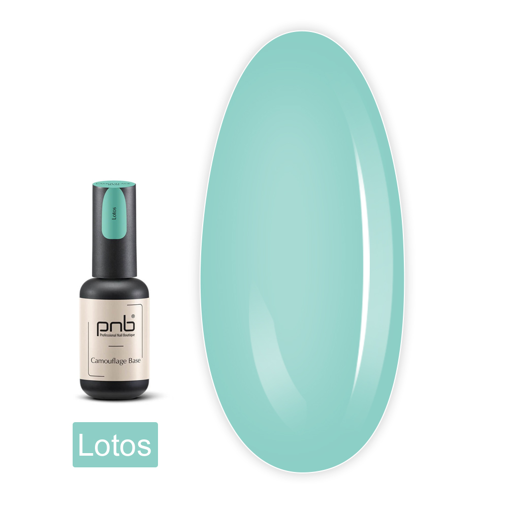 База для гель-лаку PNB UV/LED Camouflage Base 8 мл (Lotos mint)