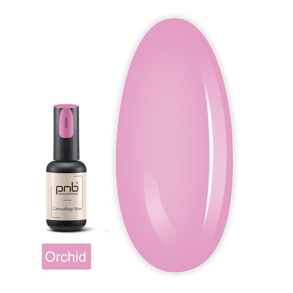 База для гель-лаку PNB UV/LED Camouflage Base 8 мл (Orchid purple)