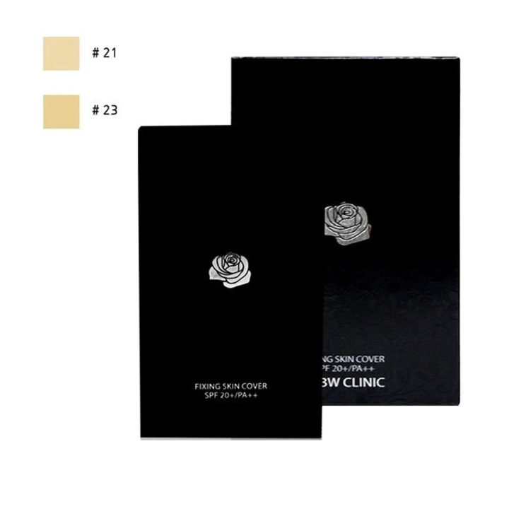 Кушон для обличчя 3W CLINIC Rose quartz Fixing cover Two way cake (23)