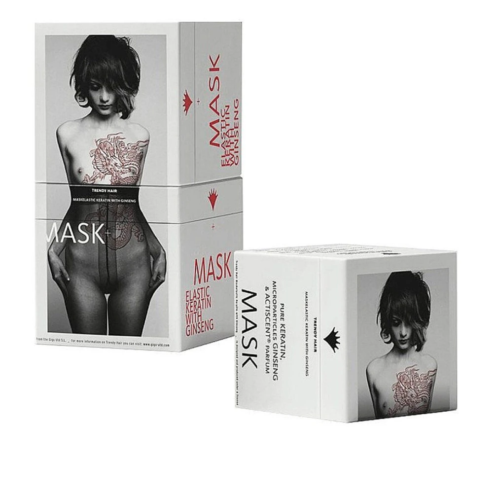 Маска для всех типов волос TrendyHair с кератином и женьшенем 500 мл