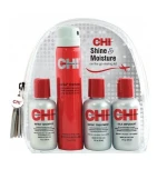 Набор CHI Shine & Moisture (шампунь+лак+маска+шелк)