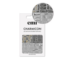 Наклейки для нігтів E.MI Charmicon 3D Silicone Stickers (180 Hype)