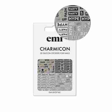 Наклейки для ногтей E.MI Charmicon 3D Silicone Stickers (180 Hype)