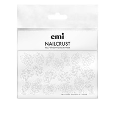 Трафарет-слайдер E.MI NailCrust (57 Хризантеми та маки)
