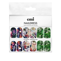 Слайдер-дизайн E.MI NailDress (64 Тропические листья)