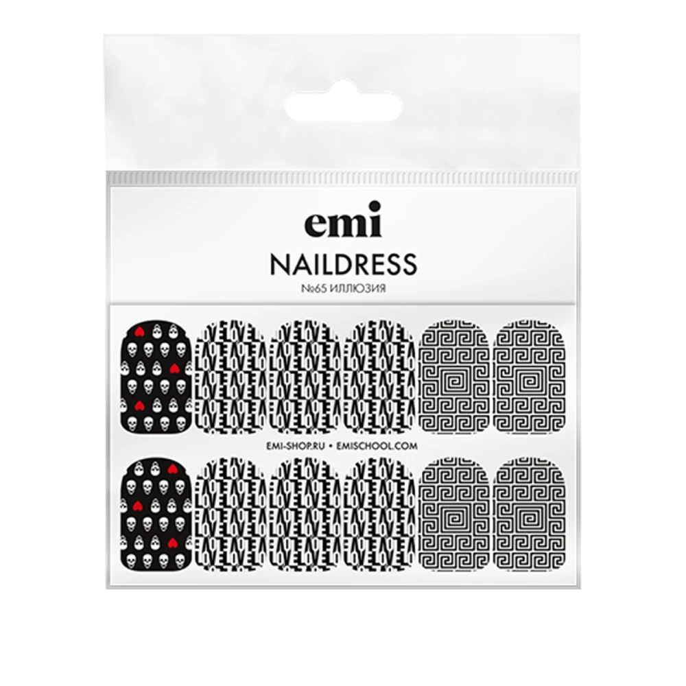 Слайдер-дизайн E.MI NailDress (65 Иллюзия)