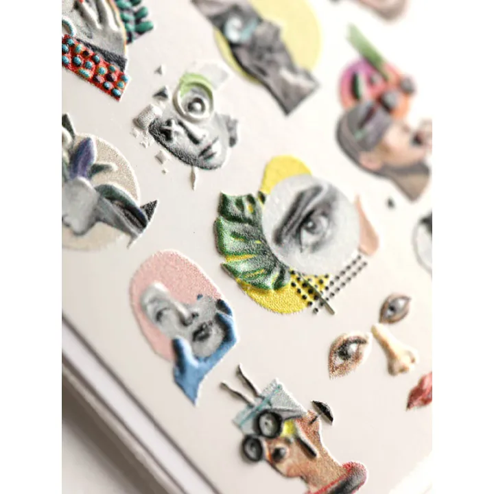 Трафарет-слайдер E.MI 5D NailCrust (№30 Поп-арт)