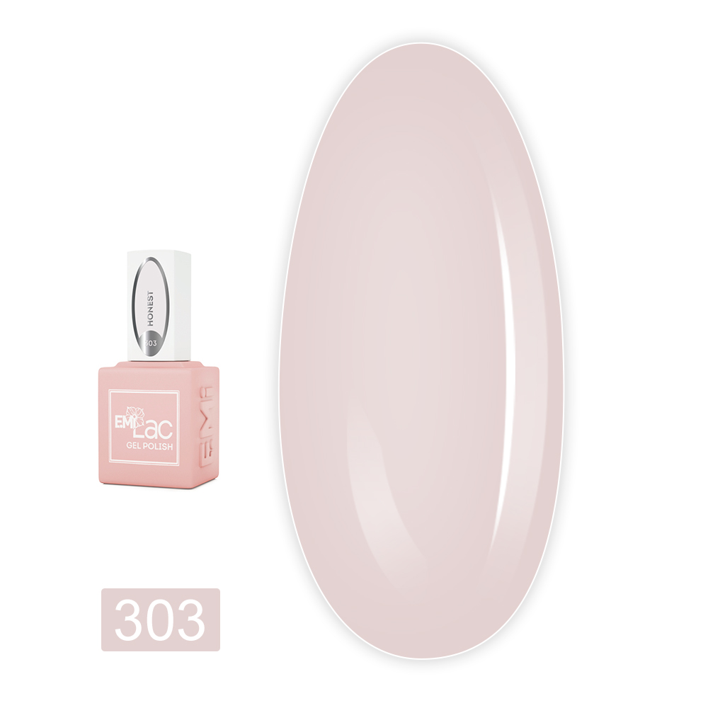 Гель лак E MiLac 9 мл (303 Честный)