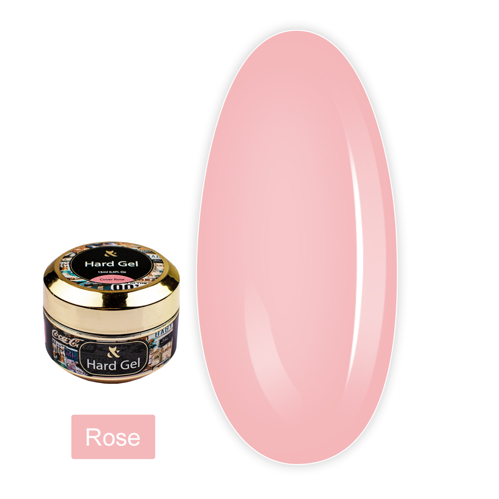 Гель FOX Hard gel 15 мл (Cover Rose)