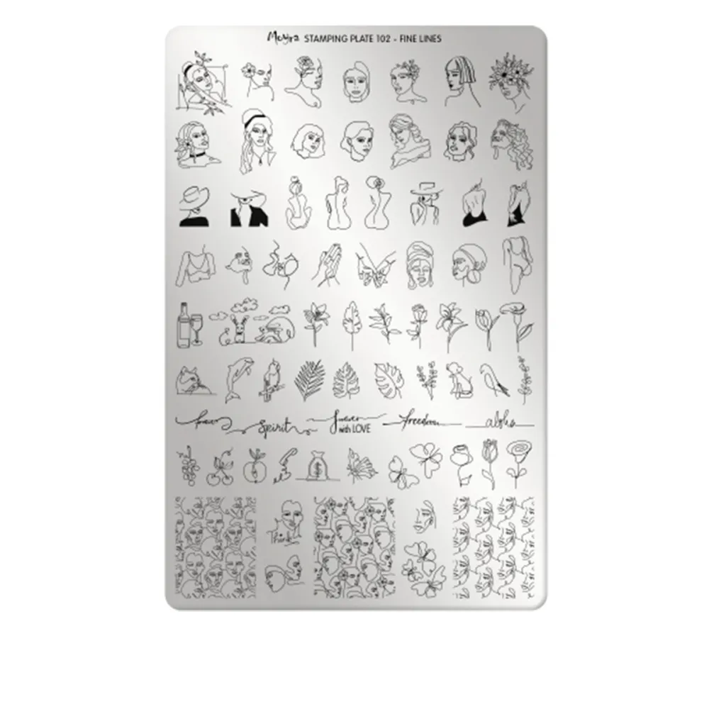 Пластина для стемпінгу Moyra (102)