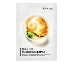 Тканинна маска для обличчя Esthetic House Snail Cica+ відновлююча 1 шт