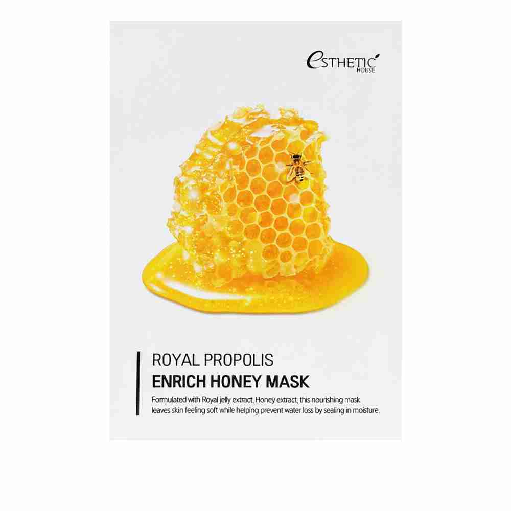 Маска тканевая для лица Esthetic House Royal Propolis питательная 1 шт