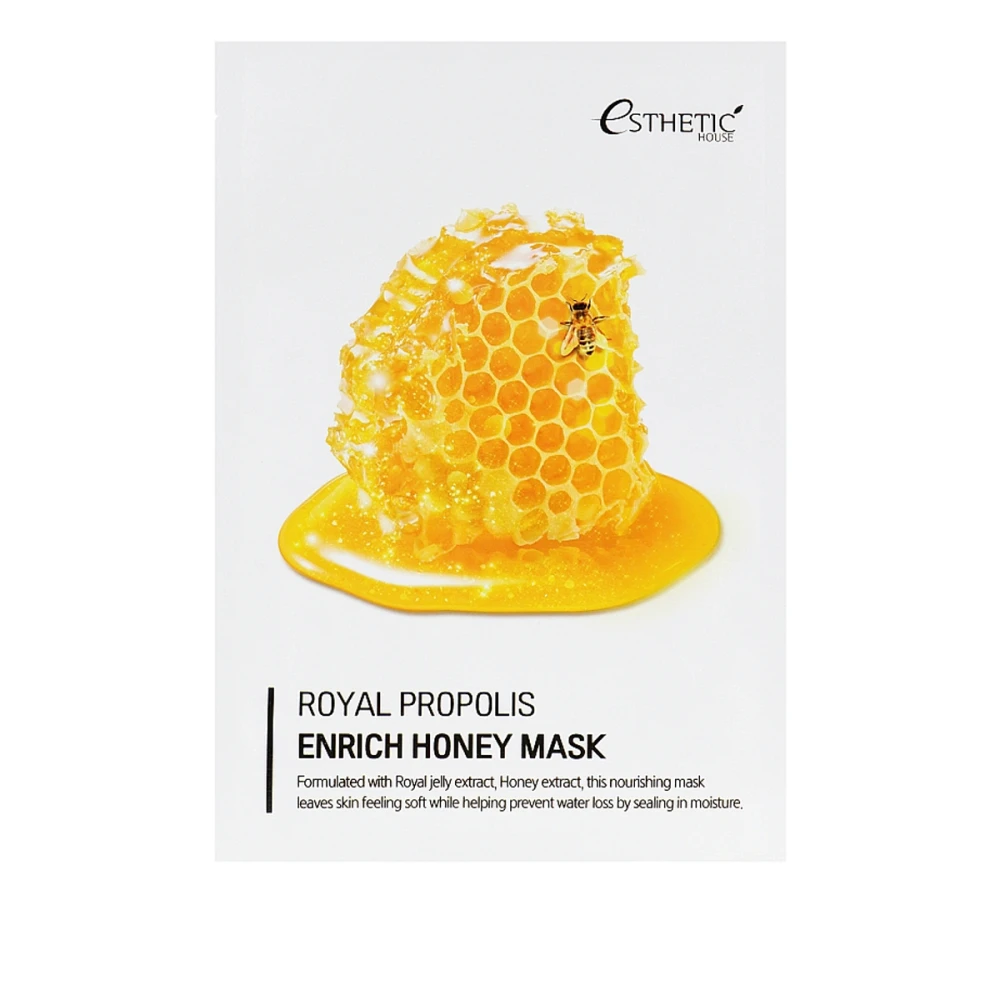 Маска тканевая для лица Esthetic House Royal Propolis питательная 1 шт