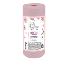 Салфетки Panni Mlada гладкая 20х20 см 40 гм2 100 шт в рул (Сакура)