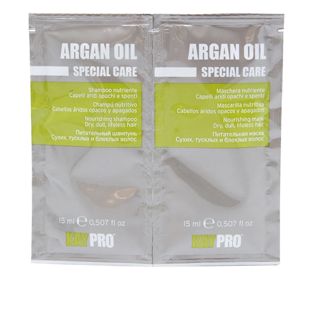 Набор KayPro Argana Oil питательный для сухих и тусклых волос (шампунь 15 мл + маска 15 мл)
