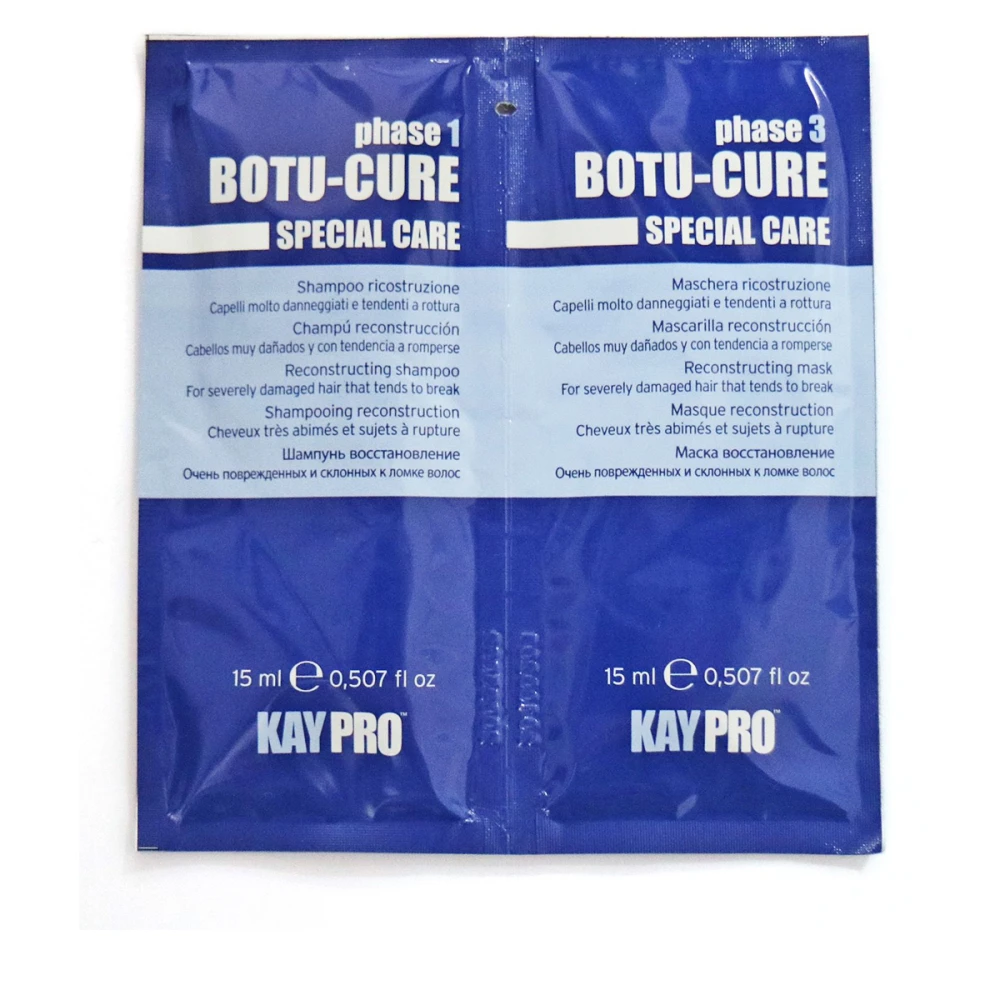 Набір KayPro Botu-Cure реконструкція волосся (шампунь 15мл + маска 15мл)