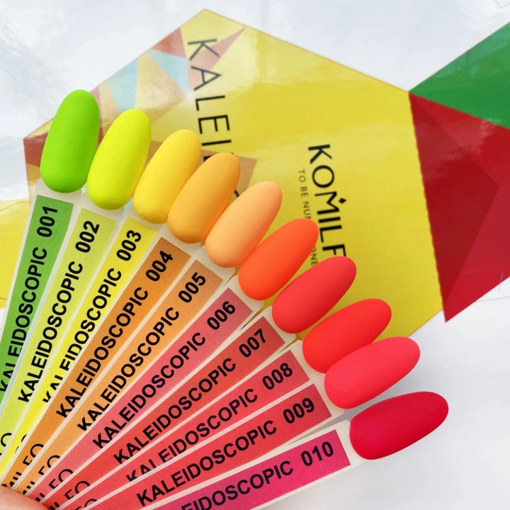Набор гель лаков KOMILFO Kaleidoscopic Collection 10*8 мл