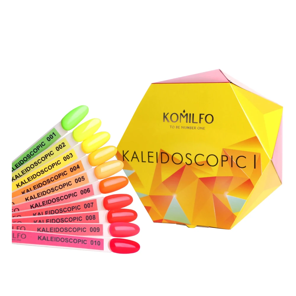 Набор гель лаков KOMILFO Kaleidoscopic Collection 10*8 мл