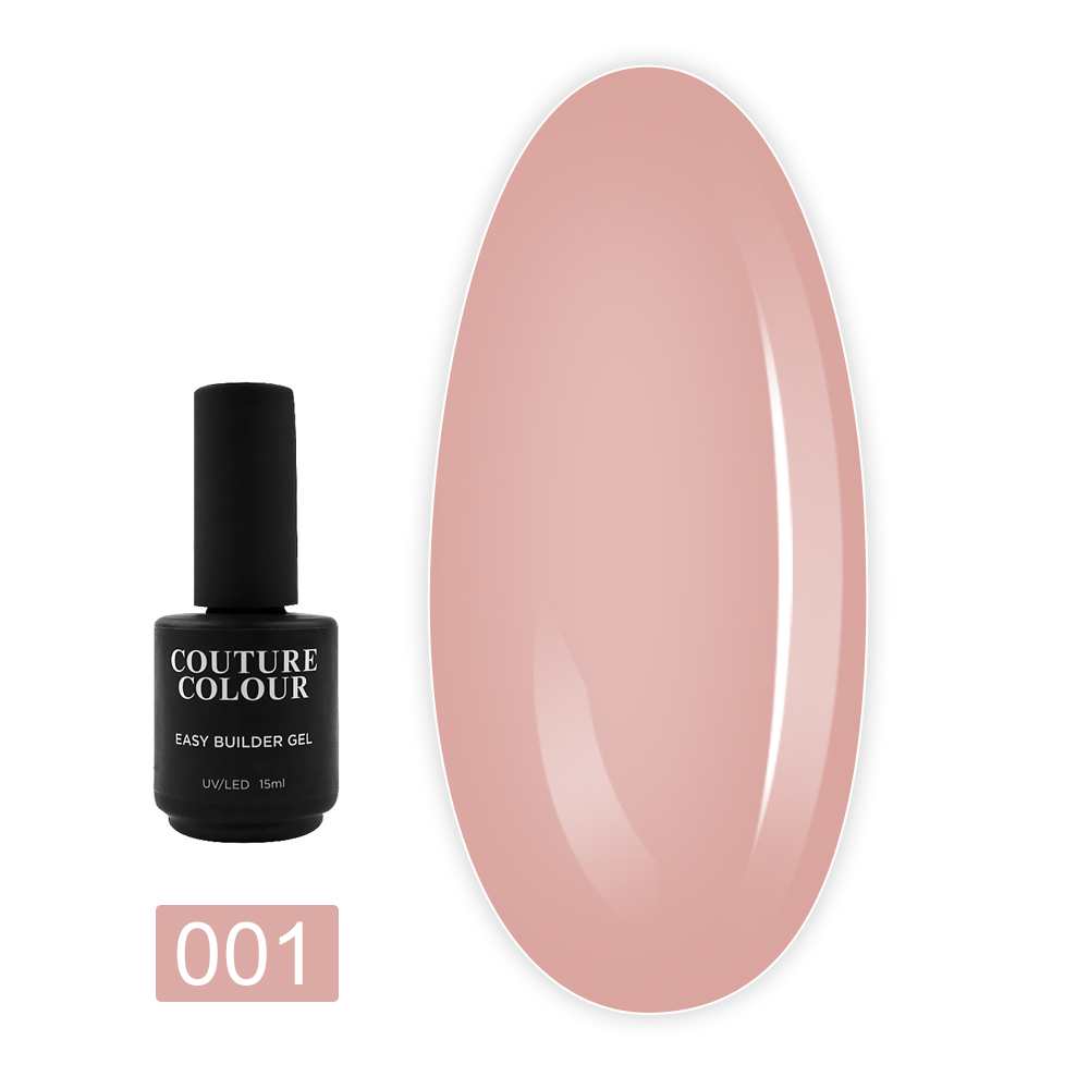 Гель-билдер быстрый COUTURE easy builder gel 15 мл (01)
