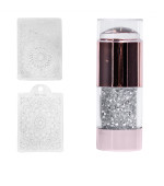 Набор для стемпинга односторонний с камнями (штамп+скребок)