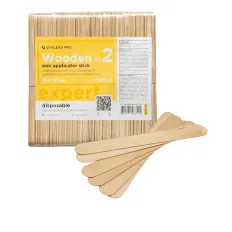 Штапель для депіляції Сталекс дерев'яний (лопатка) EXPERT 20 (100 шт)