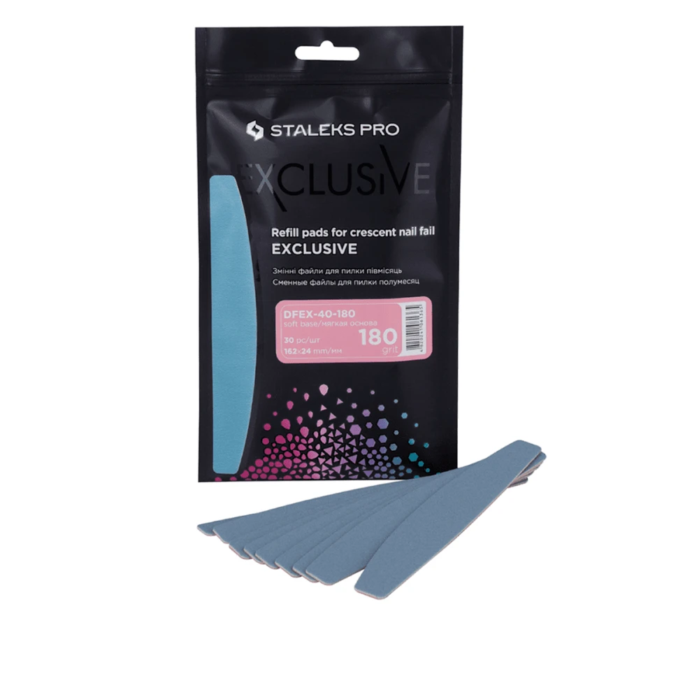Набір змінних файлів для пилки місяць (на м'якій основі) Сталекс EXCLUSIVE 40 (30 шт) (180 grit)