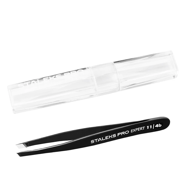 Пінцет Сталекс EXPERT TE-114b Чорний