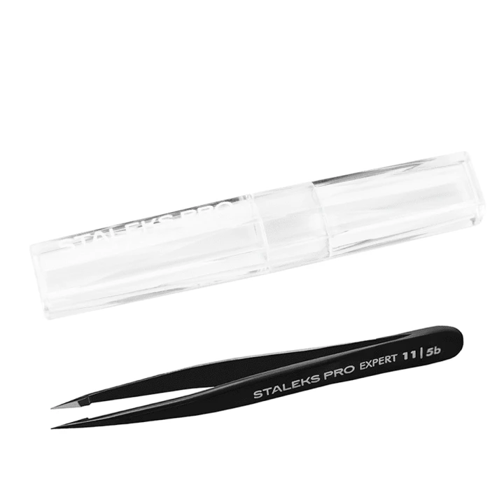 Пінцет Сталекс EXPERT TE-115b Чорний