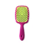 Расческа SuperBrush JANEKE (86SP226YFL розовый неон-желтый)