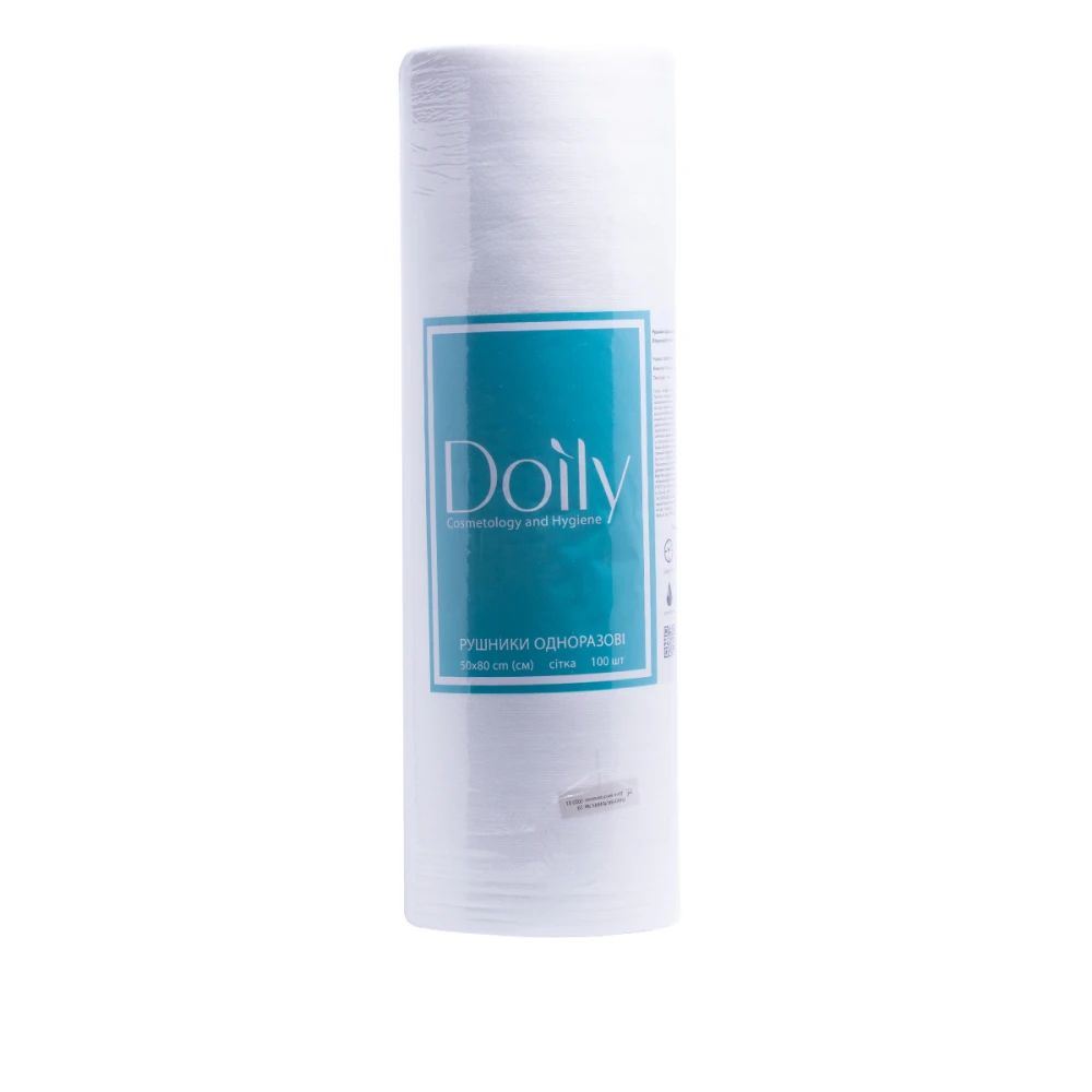 Полотенце Doily сетка 50*80 40 гм2 100 шт в рулоне