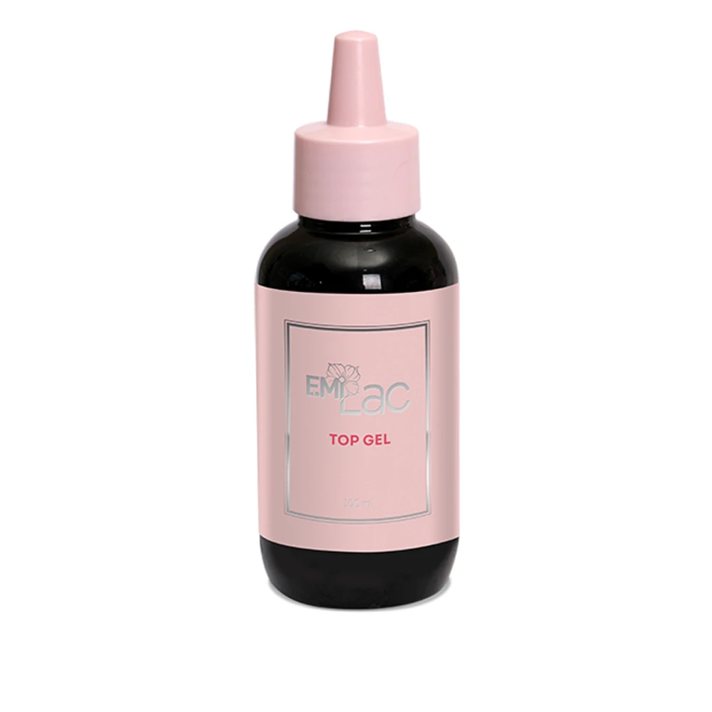 Топ-гель для дизайна ногтей без липкого слоя E.MI , 100 мл