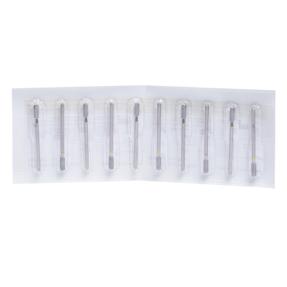 Фреза Алмазная 111 Цилиндр 10 шт (желтая 111.504.031)