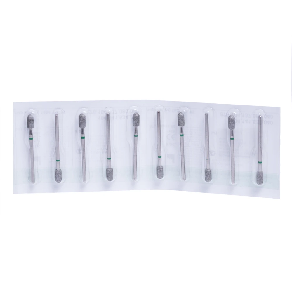 Фреза Алмазная 141 Цилиндр 10 шт (зеленая 141.534.040)