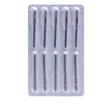 Фреза Алмазна 141 Циліндр 10 шт (червона 141.514.021)