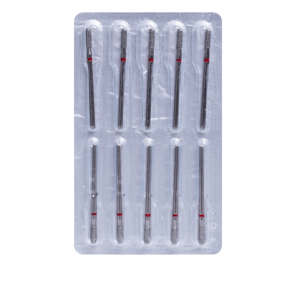 Фреза Алмазна 141 Циліндр 10 шт (червона 141.514.025)