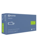 Рукавички вінілові неопудрені Mercator hybrid+ 100 шт (S)